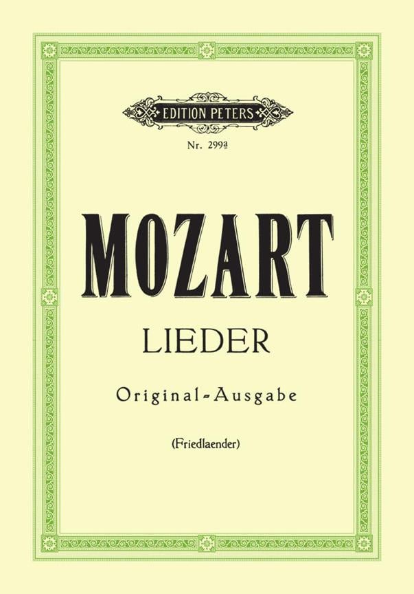 Lieder Original Ausg.